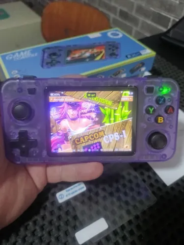 Vídeo Game Portátil R36H Horizontal modelo 2025 15.000 jogos novo na caixa! <br>