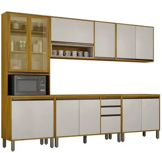 Cozinha Eduarda Completa 5 Peças 12 Portas 2 Gavetas Chf p43