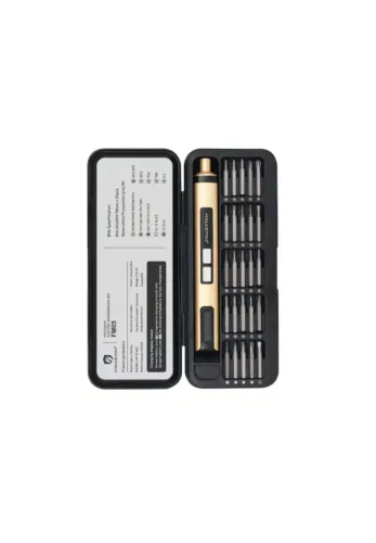CHAVE DE FENDA ELETRICA RECARREGAVEL DE PRECISAO COM 25 PONTAS BITS HMASTON FM05