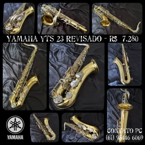 Sax Tenor Yamaha YTS-23 - Revisado, Original Japão 