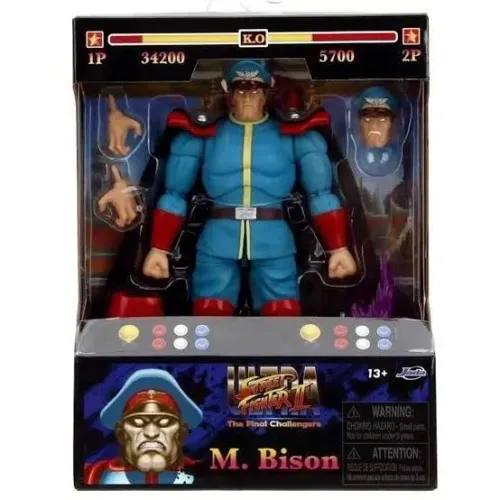 Figura de Ação Street Fighter II - M. Bison - Jada toys