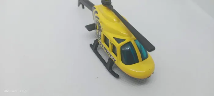 YELLOW/BLACK PROPER CHOPPER "AERIAL ATTACK" LOOSE HOT WHEELS 1/64 DIECAST CAR