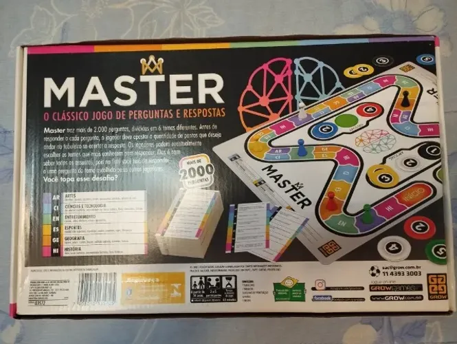 jogo de perguntas e respostas MASTER