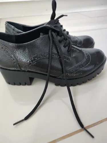 Sapato Oxford Feminino Preto