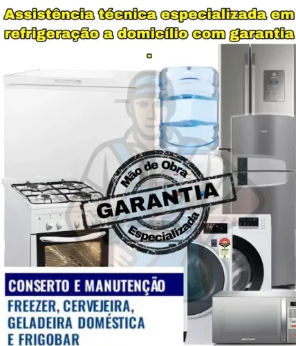 Manutenção em aparelhos domésticos a domicílio com garantia!