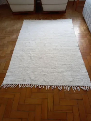 Tapete Branco para Sala - Novo