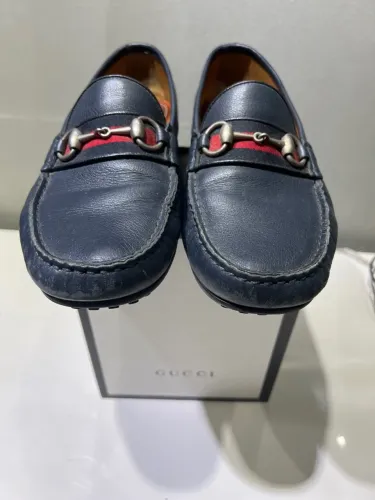 Mocassim Gucci Horsebit Azul Marinho TAM 40
