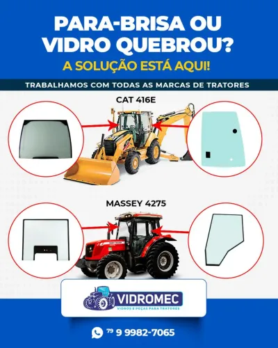 Trator (Vidros para Tratores)
