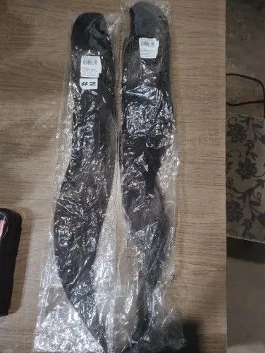 2 apliques de cabelo cor castanho escuro 