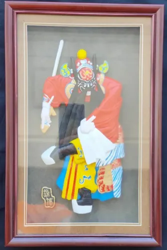 Zhong Kui - Quadro Chinês 3d - Cultura Chinesa