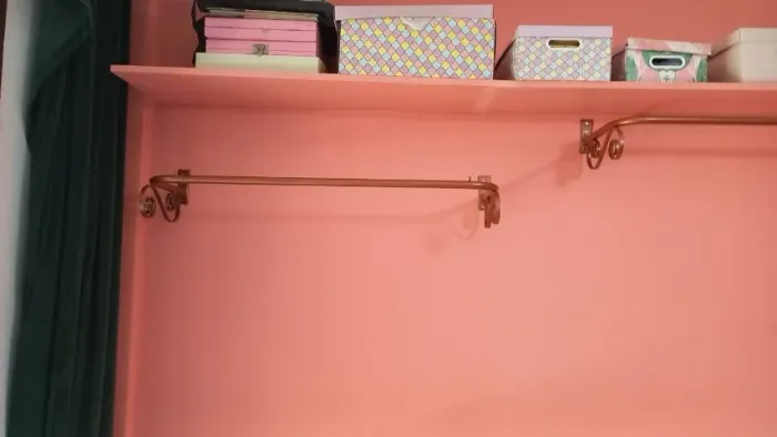 Conjunto de araras para se closet, suporte de cabide de roupas, com muito espaço e beleza