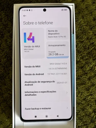 Redmi Note 13 Pro 5G | 8GB RAM | 256GB | Impecável