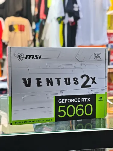 Placa de vídeo RTX 5060 MSI VENTUS X2 branca Nova