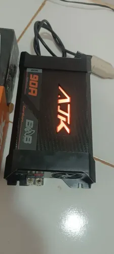 Fonte Carregador Automotiva 90A Bivolt AJK Carbon Bob Potência 1800W