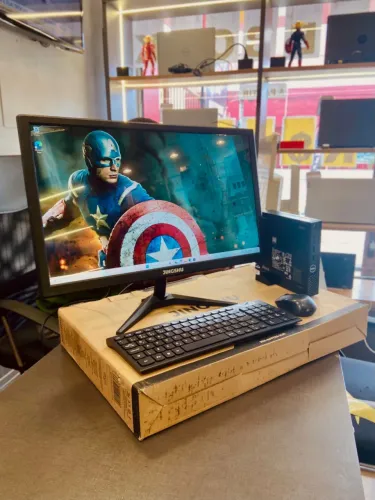 MONITOR JINGSHU 24? FULL HD + MINI CPU DELL 8 GB RAM - CORE i5-7500T INTEL 256 GB SSD