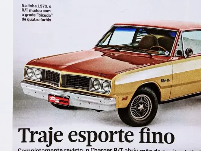 Dodge Charger RT 1979 - Revista Quatro Rodas com história