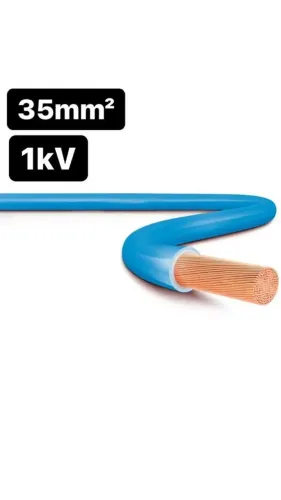 Cabo Flexível Corfio 35mm² 1kV Azul - Metro ou Rolo 100m