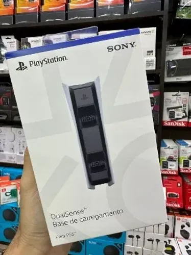 Base De Carregamento Controle PS5 Dualsense Lacrado Original Entrega Grátis DF