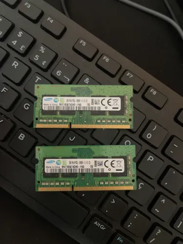 Kit 2 pentes RAM DDR3 2GB 1.600 mhz para notebook e laptop sodimm