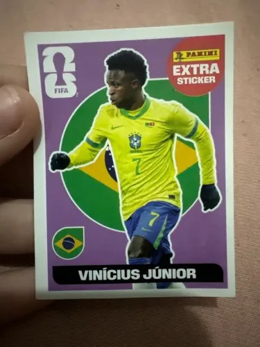 Figurinha Extra Stiker Vinícius Júnior