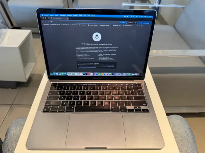 Apple MacBook Pro M2 2022 13" 10core 256GB SSD 8GB RAM Prateado Cinza Espacial