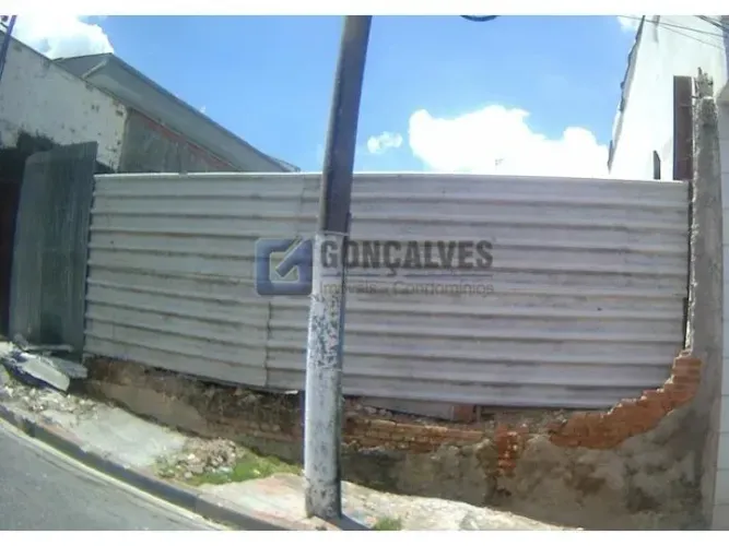Terreno Comercial de 250 m² em São Bernardo do Campo Vila Santa Luzia