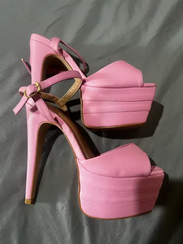 Salto alto 15 rosa