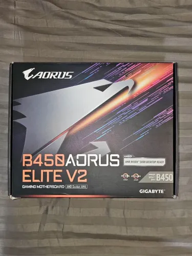 PLACA-MÃE AM4 B450 AORUS ELITE V2