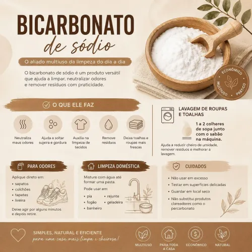 Bicarbonato de Sódio 1 Kg - Novo Lacrado