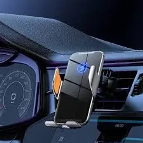 suporte base porta carregador sem fio celular para carro novo lacrado
