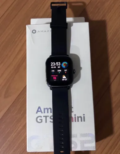 Amazfit GTS 2 Mini com caixa completo