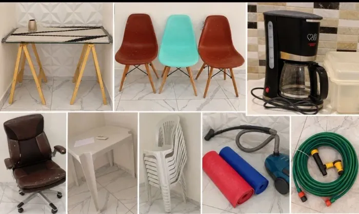 Lote de móveis e equipamentos para desocupação - R$ 1. 800