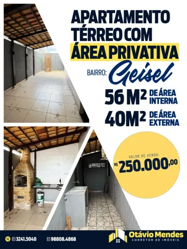 Imóvel para venda tem 60 metros quadrados com 2 quartos em Ernesto Geisel - João Pessoa - 