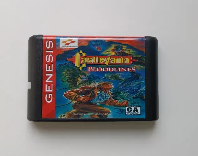 Cartucho Jogo Castlevania: Bloodlines Mega Drive