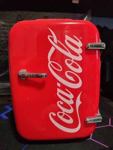 Cooluli mini geladeira vintage Coca-cola