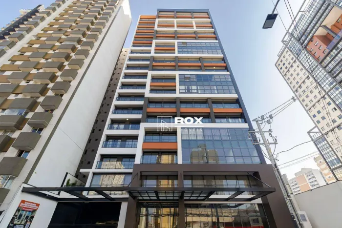 Studio mobiliado com 1 quarto para alugar, 22 m² por R$ 3.010/mês - Centro - Curitiba/PR
