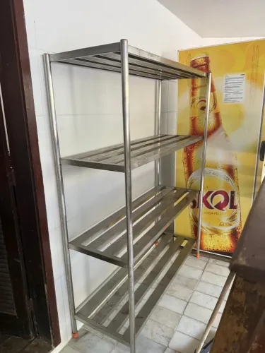 Lote Equipamentos Cozinha Industrial Inox - Fogões, Pias, Mesas e Máquinas
