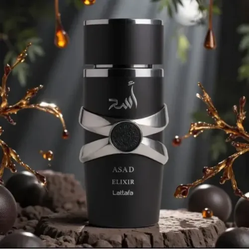 Lattafa Asad Elixir 100ml Original | Lacrado | Selo de Autenticidade QR Code
