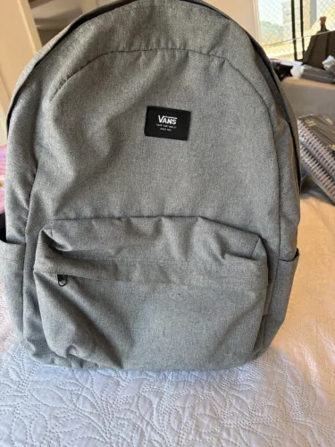 Mochila Vans Cinza Original - Ótimo Estado