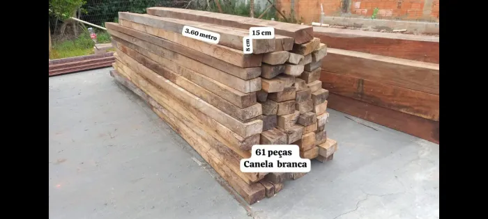 Madeira Canela Branca a Venda