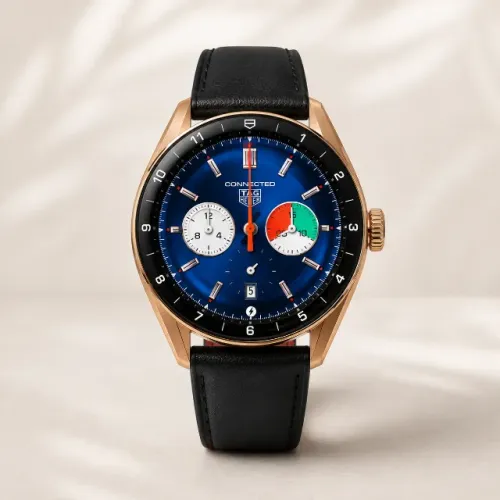 Relógio TAG Heuer Connected Calibre E4 Golden Bright Edition 42 mm