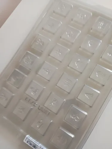 Forma de acetato para chocolate (natal)