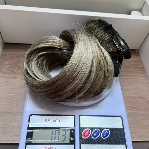 Cabelo Brasileiro Humano- loiro mesclado