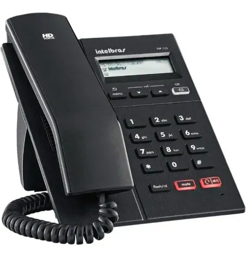 Telefone Ip Voip Tip 125 Display Viva-voz Intelbras