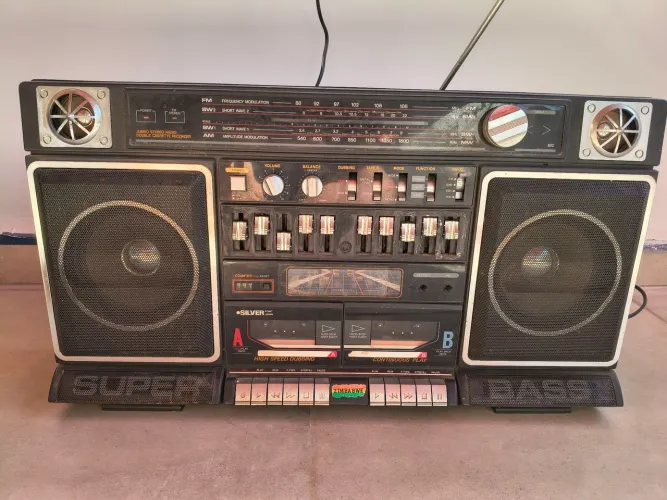 Jumbo Stereo Radio Double Cassete Anos 90