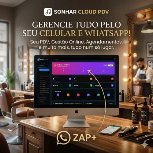 Software para gestão de Salão Barbearia Agendamento pelo whatsapp do cliente