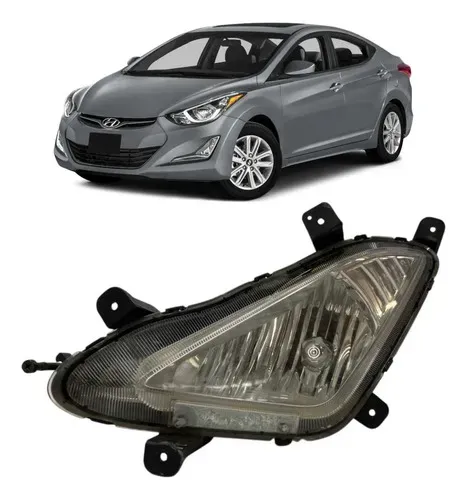 Farol De Milha Esquerdo Hyundai Elantra 2013 A 2017 Original Transparente