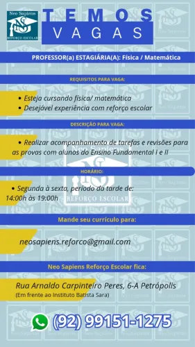 Estágio para professor 