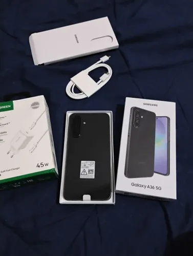 Galaxy A17 Preto Impecável 128GB Com Nota Fiscal Caixa e Carregador Original