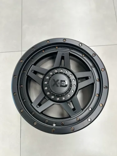 Jogo De Roda Off Road XD-138 Preto Semi-Brilho 5x127/139 - 20x10 Offset -18 (Nv)